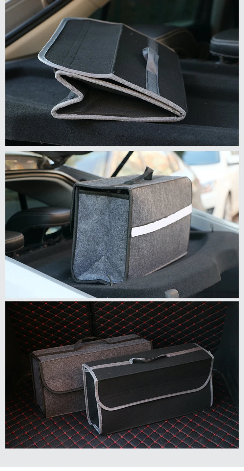 TrunkTidy™ – Large Anti-Slip Felt Boot Storage Box