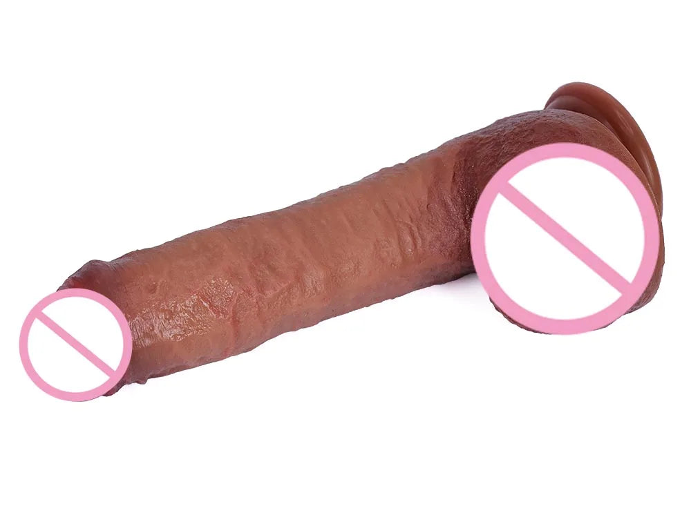 Silicone Real Big Thick Strap on Penis Foreskin Dick Anal Dildo Dilldo Masturbators Adult Sexy Toys for Women Men Girls Sexshop