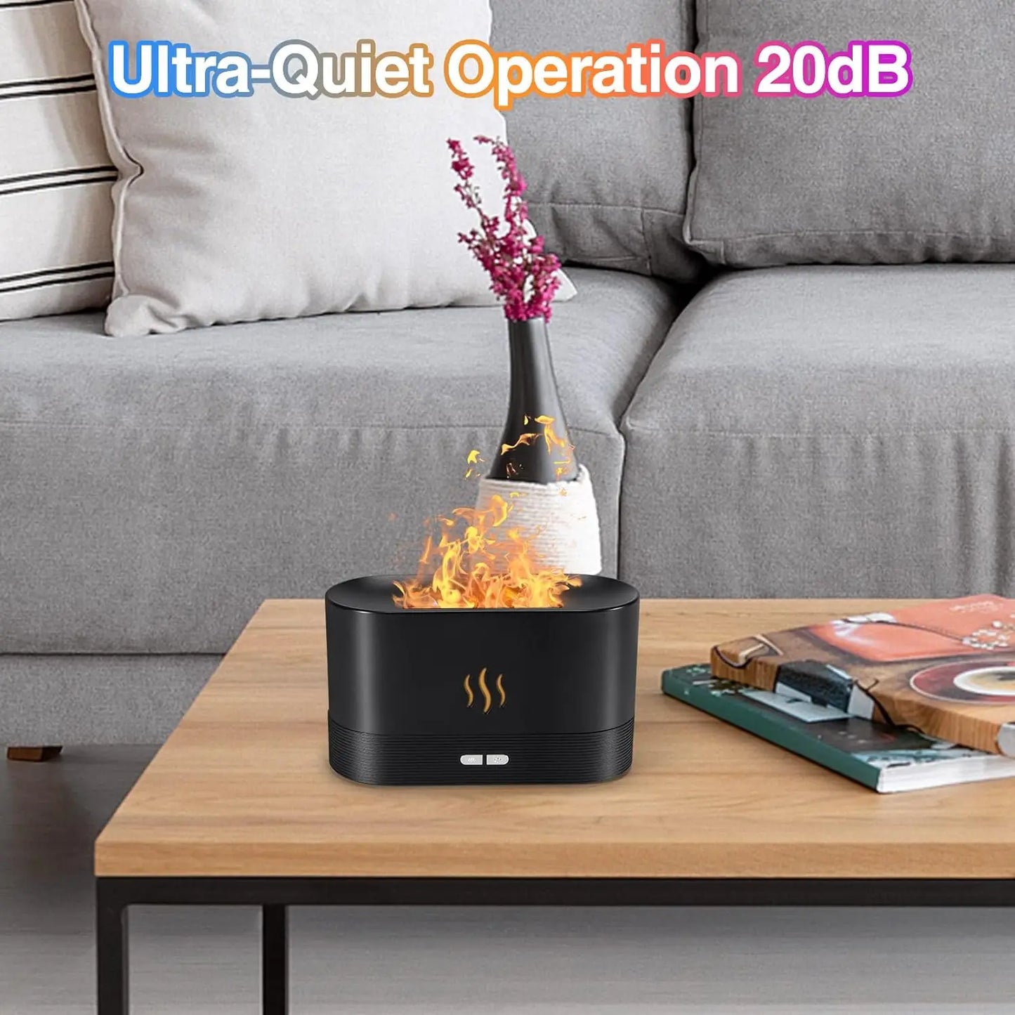 FlameGlow Aroma Diffuser – Serenity Meets Firelight