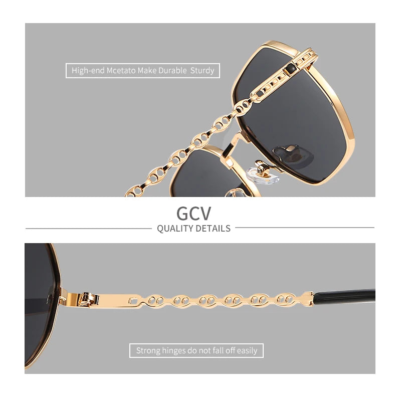 GCV RetroChic™ Women’s Metal Frame Sunglasses