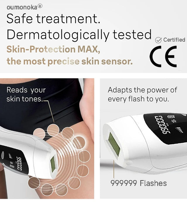 Permanent IPL Laser Epilator Women's Depilators Facial Shaving Hair Cutting Machine Men's Razor Shaver Mower Laser Hair Removal