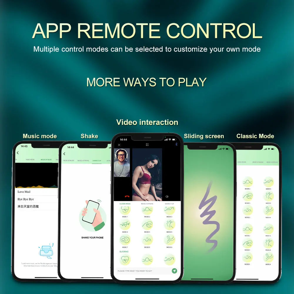 Wearable Mini Vibrator with Clitoral Suction & App Control
