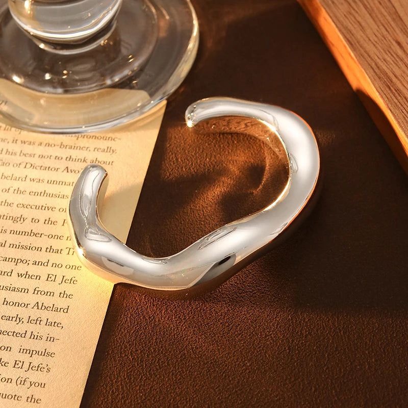 BoldPulse Irregular Cuff Bracelet