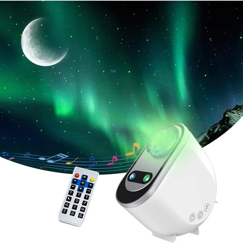 AuroraGlow Pro – Northern Lights Projector with Moon & Stars