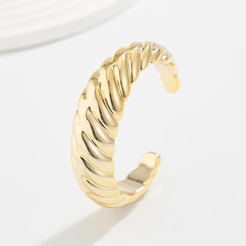 BoldPulse Irregular Cuff Bracelet