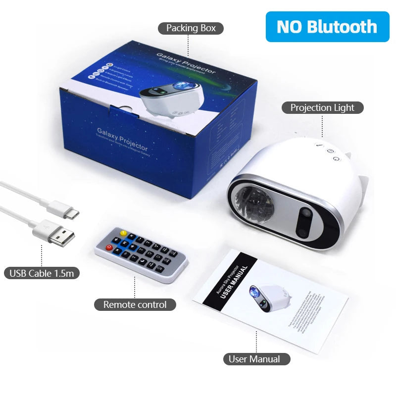AuroraGlow Pro – Northern Lights Projector with Moon & Stars