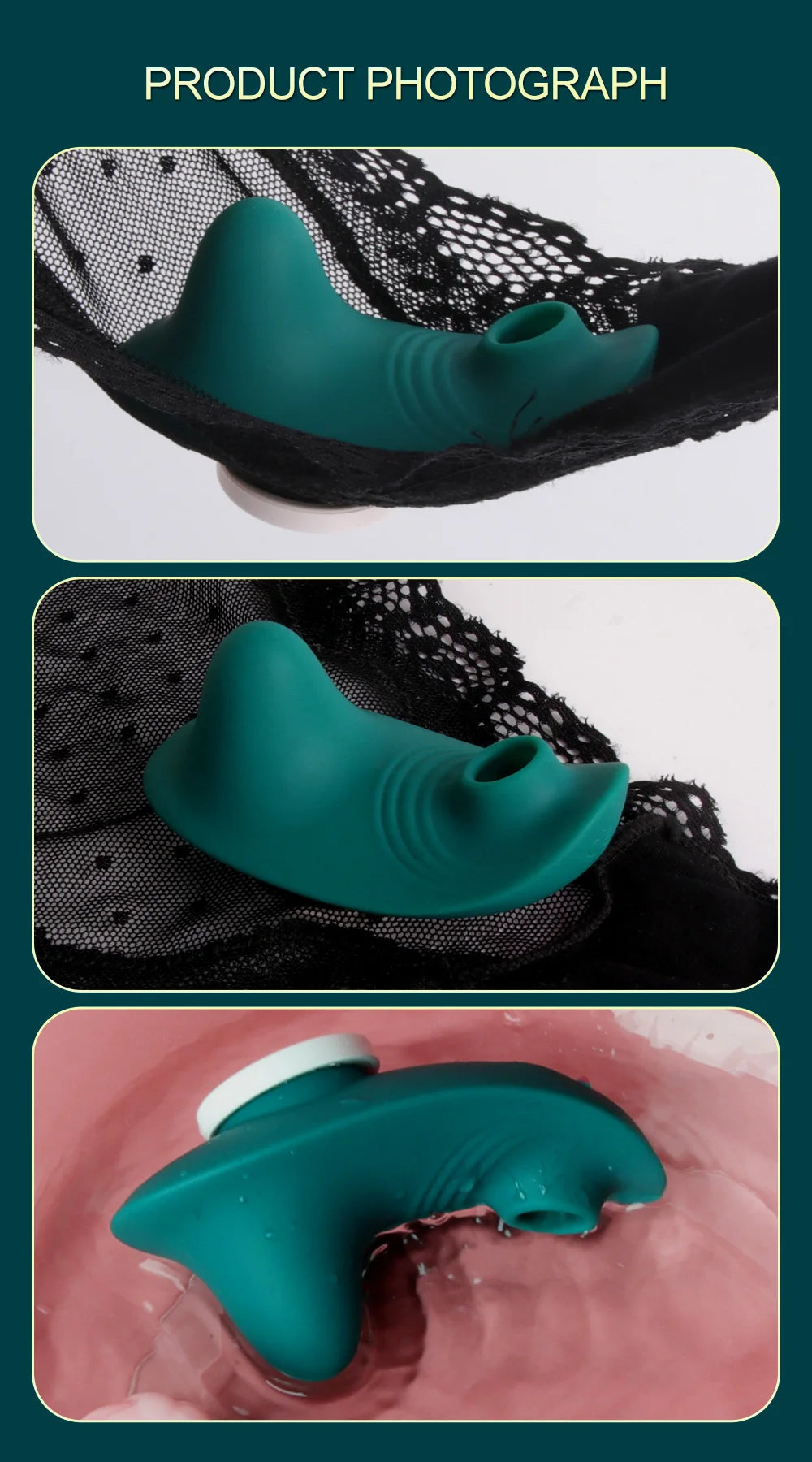 Wearable Mini Vibrator with Clitoral Suction & App Control