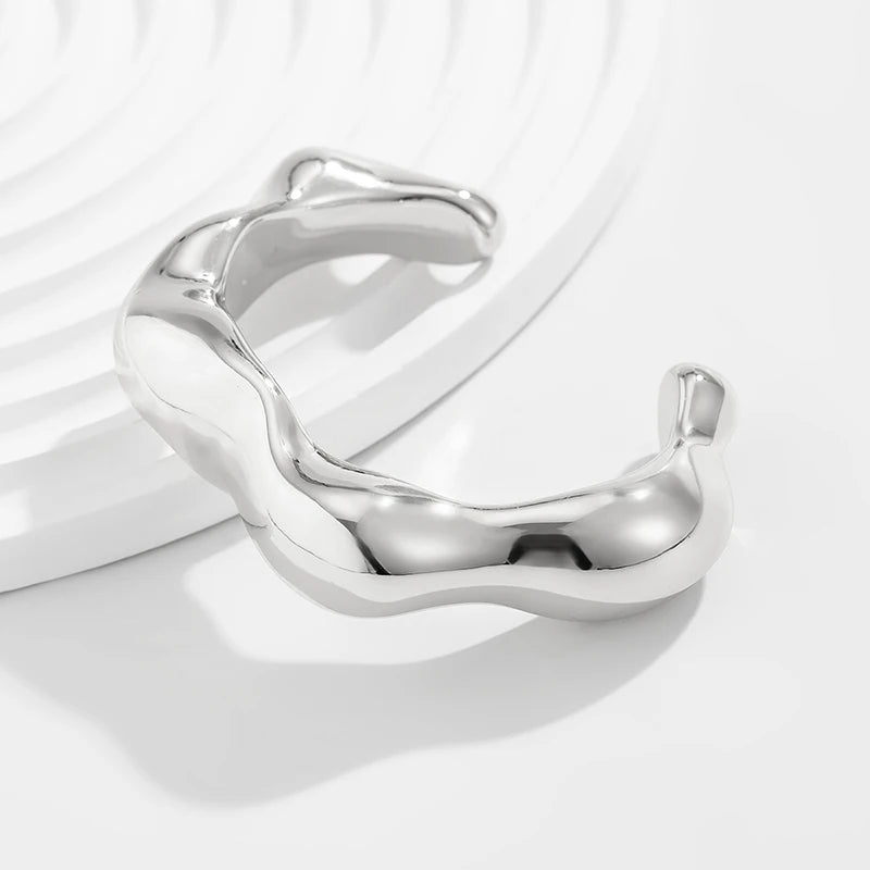 BoldPulse Irregular Cuff Bracelet