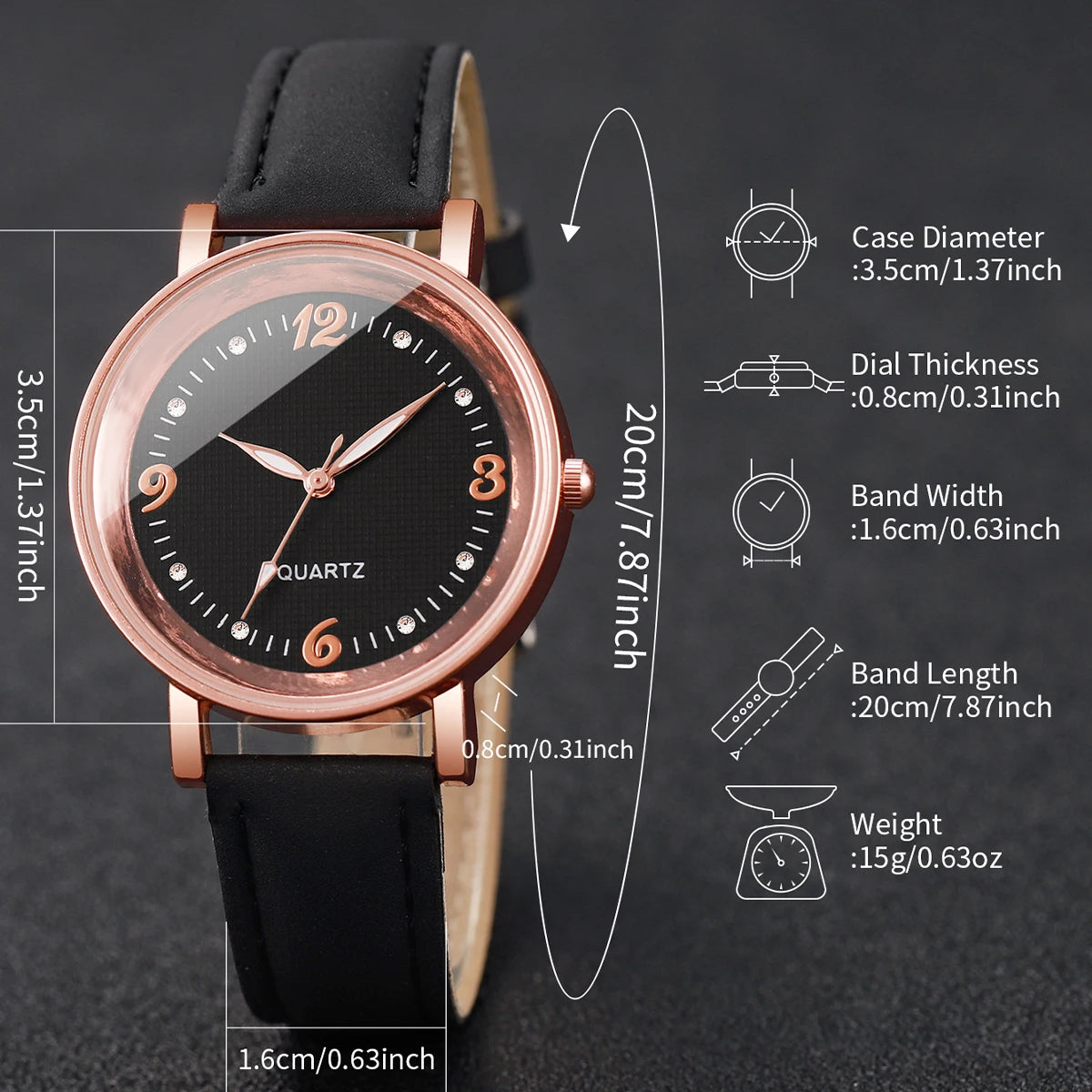 🕰️ Classic Dial Leather Watch – Effortless Time, Everyday Style 🕰️