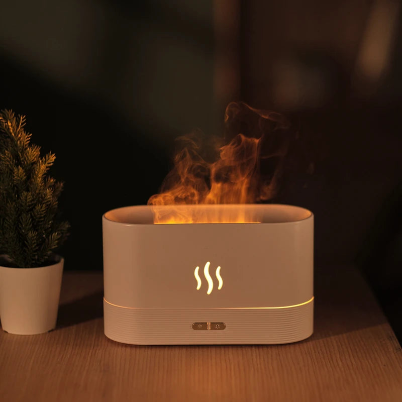 FlameGlow Aroma Diffuser – Serenity Meets Firelight