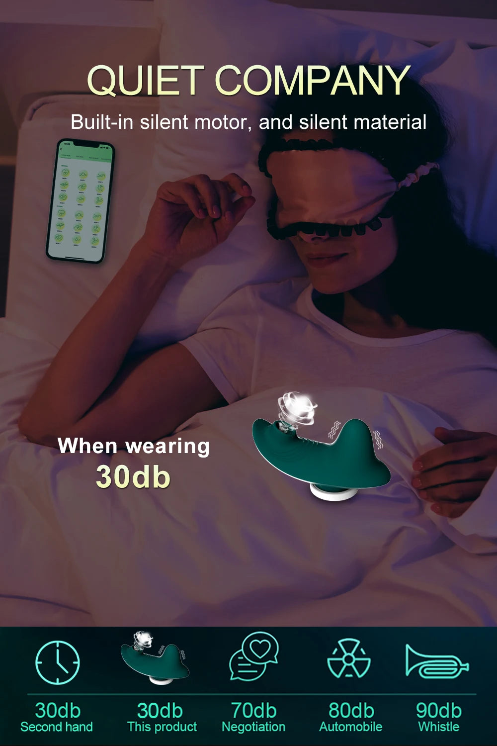 Wearable Mini Vibrator with Clitoral Suction & App Control