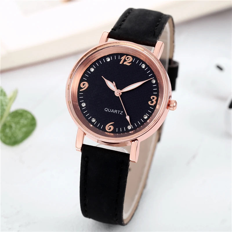 🕰️ Classic Dial Leather Watch – Effortless Time, Everyday Style 🕰️