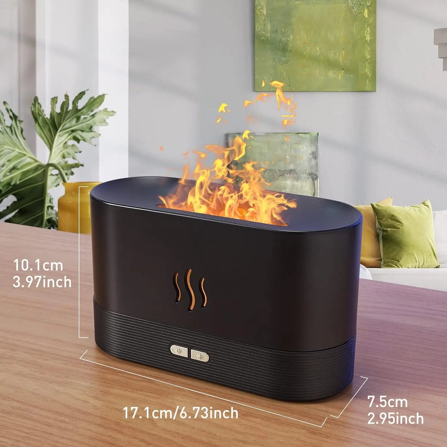 FlameGlow Aroma Diffuser – Serenity Meets Firelight