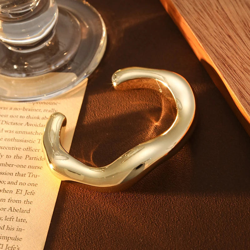 BoldPulse Irregular Cuff Bracelet