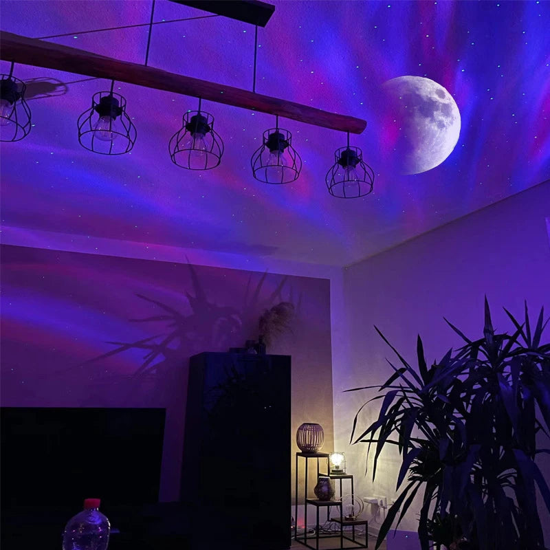 AuroraGlow Pro – Northern Lights Projector with Moon & Stars