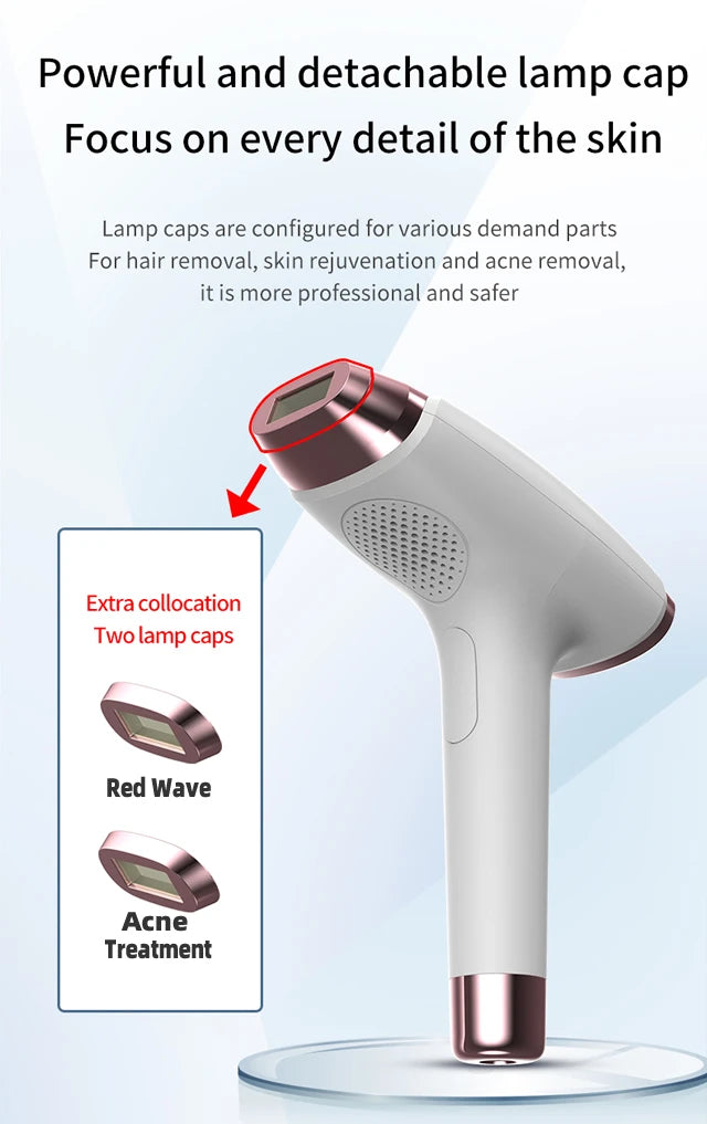 Permanent IPL Laser Epilator Women's Depilators Facial Shaving Hair Cutting Machine Men's Razor Shaver Mower Laser Hair Removal