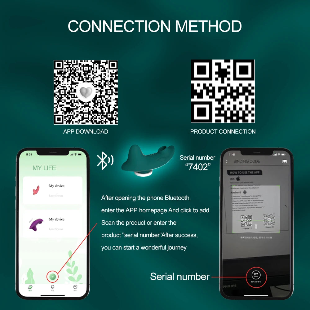 Wearable Mini Vibrator with Clitoral Suction & App Control