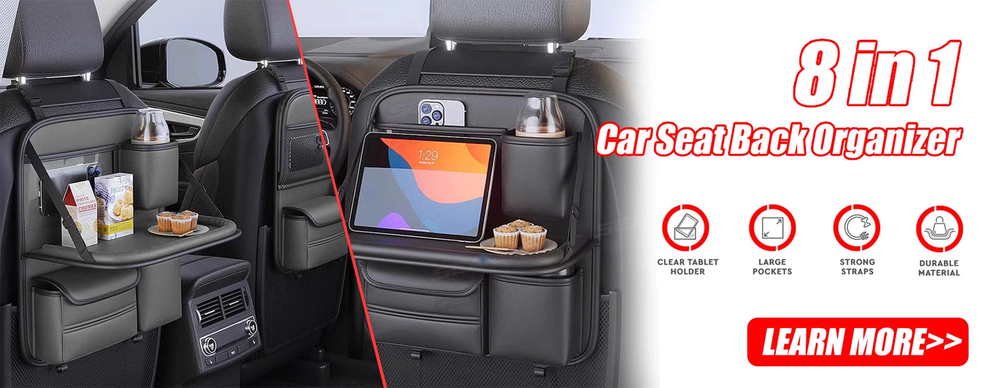 SuedeGrip™ – Premium Car Headrest Hook (20KG Load Capacity)