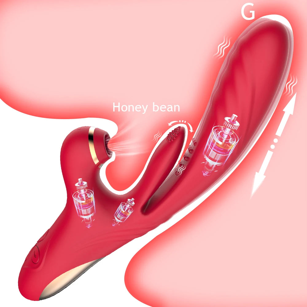 🔥 3-in-1 Ecstasy Pulse – Pleasure That Pulls, Sucks &amp; Thrills!