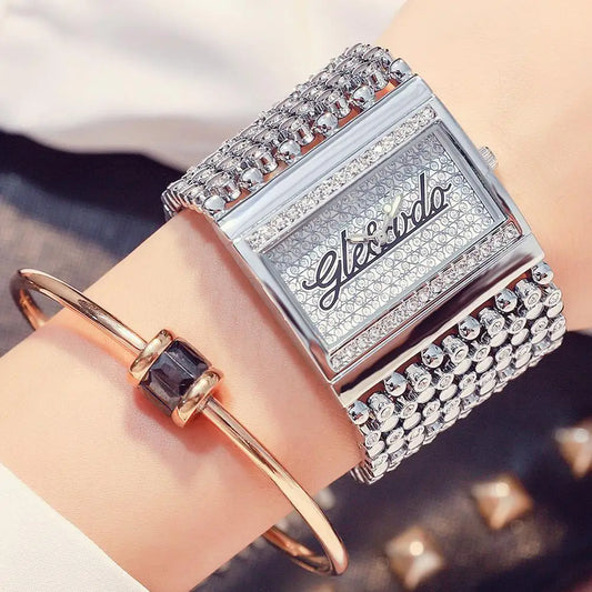 ✨ G&amp;D Women's Gold Square Watch – Elegance in Every Tick ✨