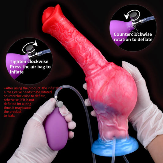 🐎 Wild Ride – Inflatable Horse Dildo &amp; Anal Knot Plug