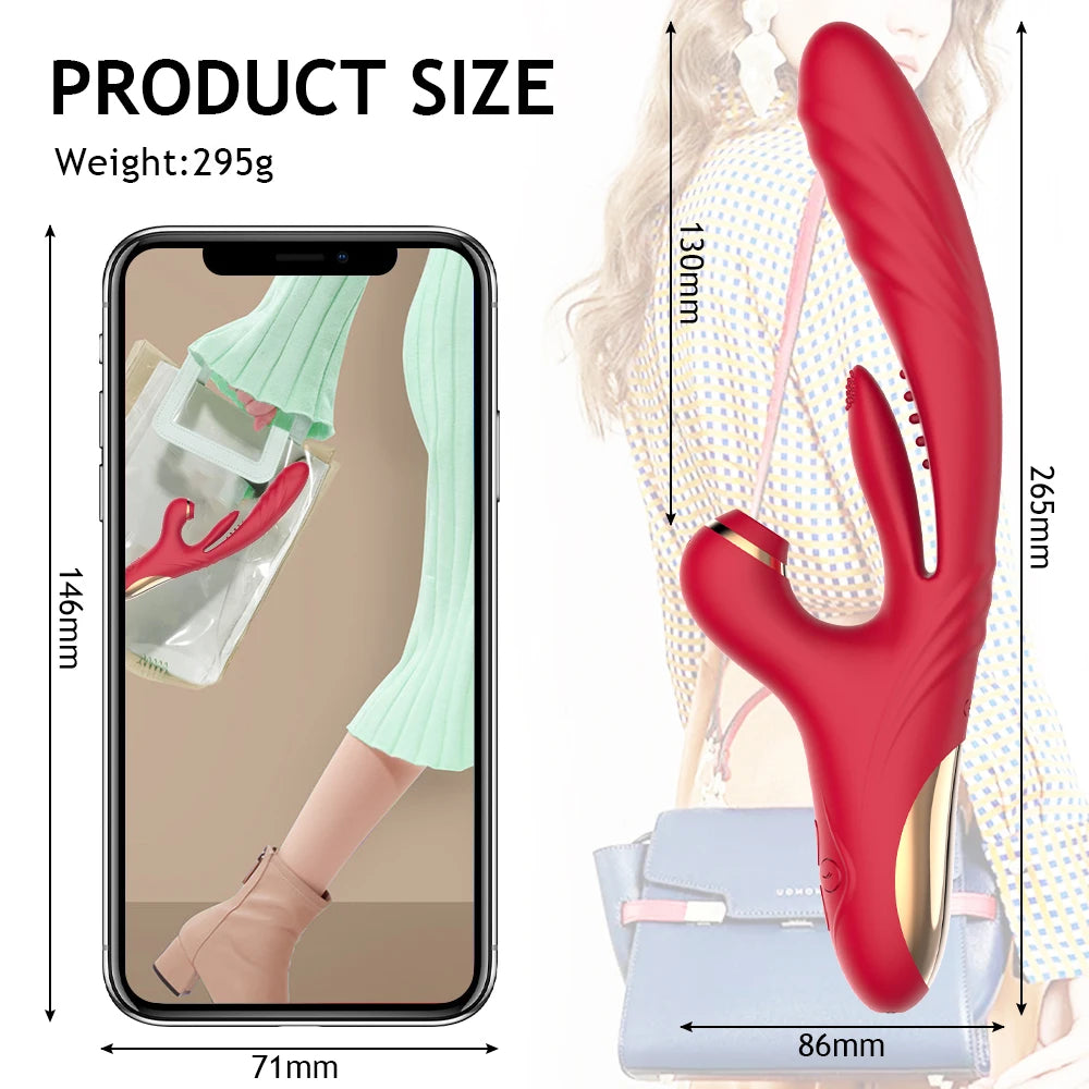 🔥 3-in-1 Ecstasy Pulse – Pleasure That Pulls, Sucks &amp; Thrills!