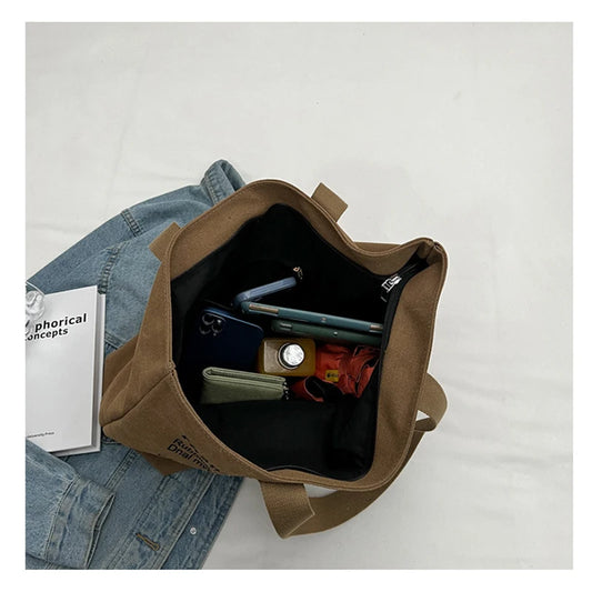 WorkMuse™ Canvas Tote – "Classically Chic. Endlessly Practical."