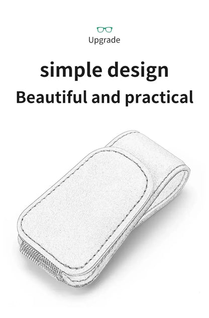 MagnoClip™ – Leather Magnetic Car Sun Visor Glasses Holder