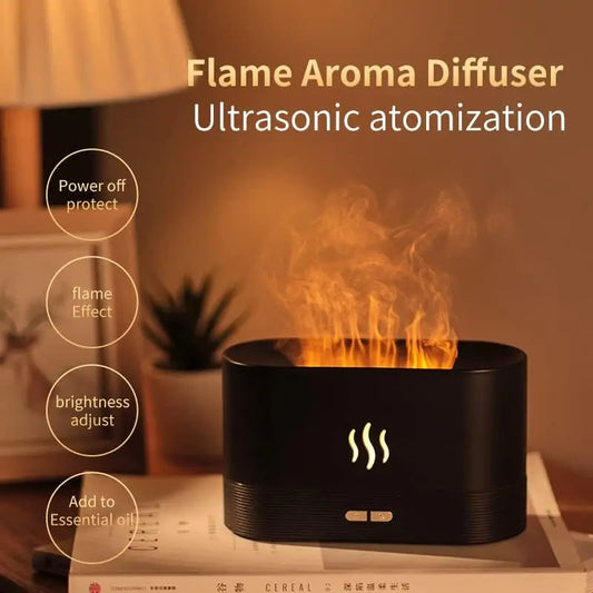 FlameGlow Aroma Diffuser – Serenity Meets Firelight