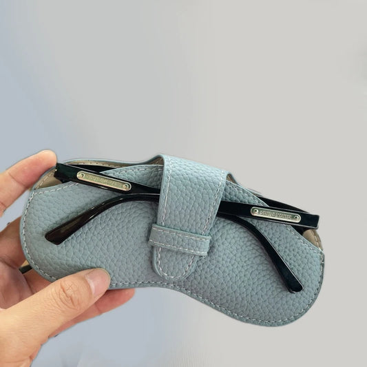 VelvetShield™ – Soft Leather Glasses Case for Everyday Elegance
