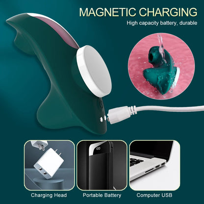 Wearable Mini Vibrator with Clitoral Suction &amp; App Control