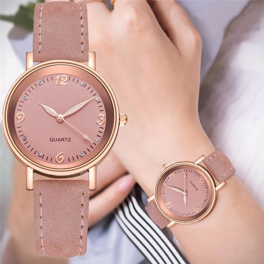 🕰️ Classic Dial Leather Watch – Effortless Time, Everyday Style 🕰️