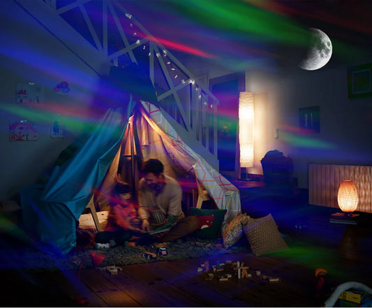 AuroraGlow Pro – Northern Lights Projector with Moon &amp; Stars