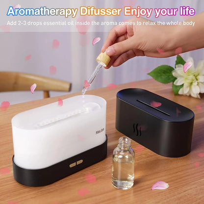FlameGlow Aroma Diffuser – Serenity Meets Firelight