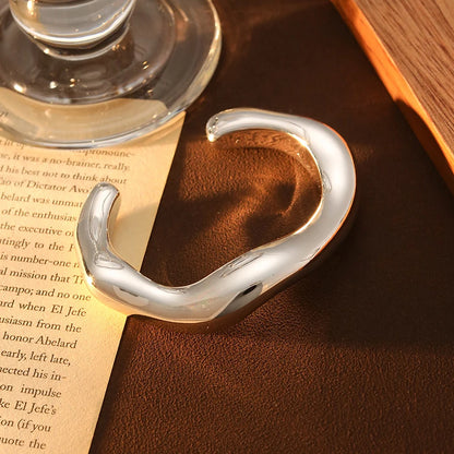 BoldPulse Irregular Cuff Bracelet