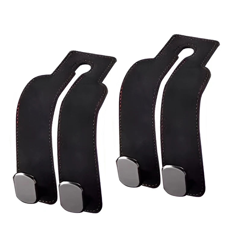 SuedeGrip™ – Premium Car Headrest Hook (20KG Load Capacity)