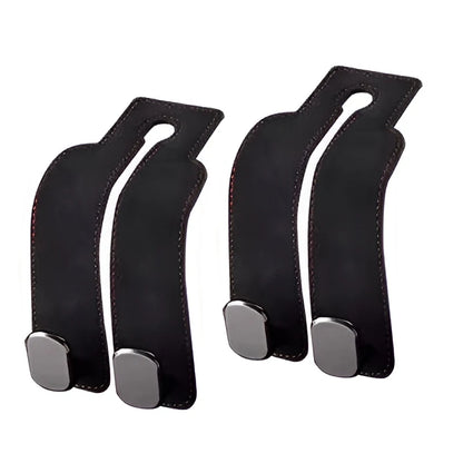 SuedeGrip™ – Premium Car Headrest Hook (20KG Load Capacity)