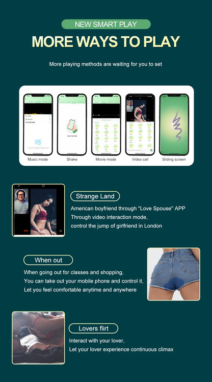 Wearable Mini Vibrator with Clitoral Suction &amp; App Control