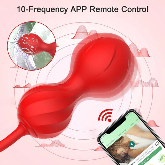 Wireless App-Controlled Kegel &amp; Pleasure Egg