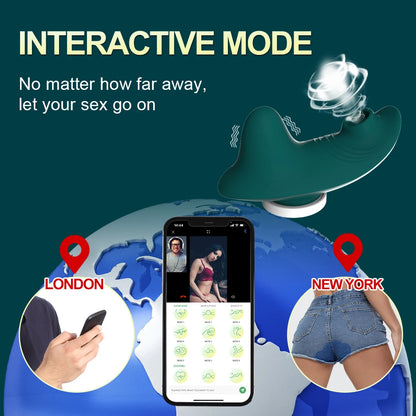 Wearable Mini Vibrator with Clitoral Suction &amp; App Control