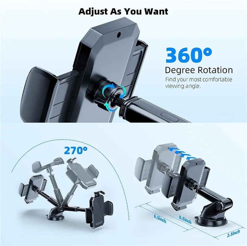 FlexiGrip™ 360° Universal Car Phone Holder