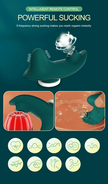 Wearable Mini Vibrator with Clitoral Suction &amp; App Control