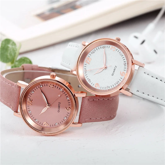 🕰️ Classic Dial Leather Watch – Effortless Time, Everyday Style 🕰️