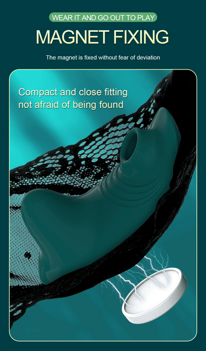 Wearable Mini Vibrator with Clitoral Suction &amp; App Control