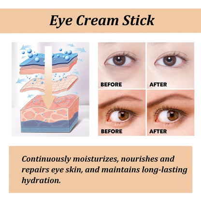 Crema para ojos en barra Snail Radiance: ojos suaves, días brillantes 