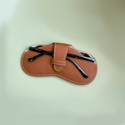 VelvetShield™ – Soft Leather Glasses Case for Everyday Elegance