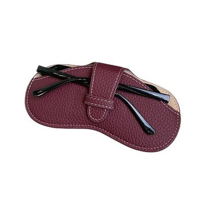 VelvetShield™ – Soft Leather Glasses Case for Everyday Elegance