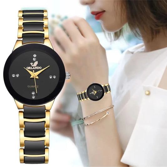 ✨ Fashion Rhinestone Women’s Watch – A Touch of Glamour in Every Second ✨