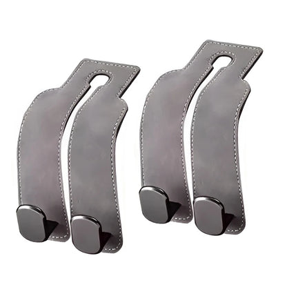 SuedeGrip™ – Premium Car Headrest Hook (20KG Load Capacity)